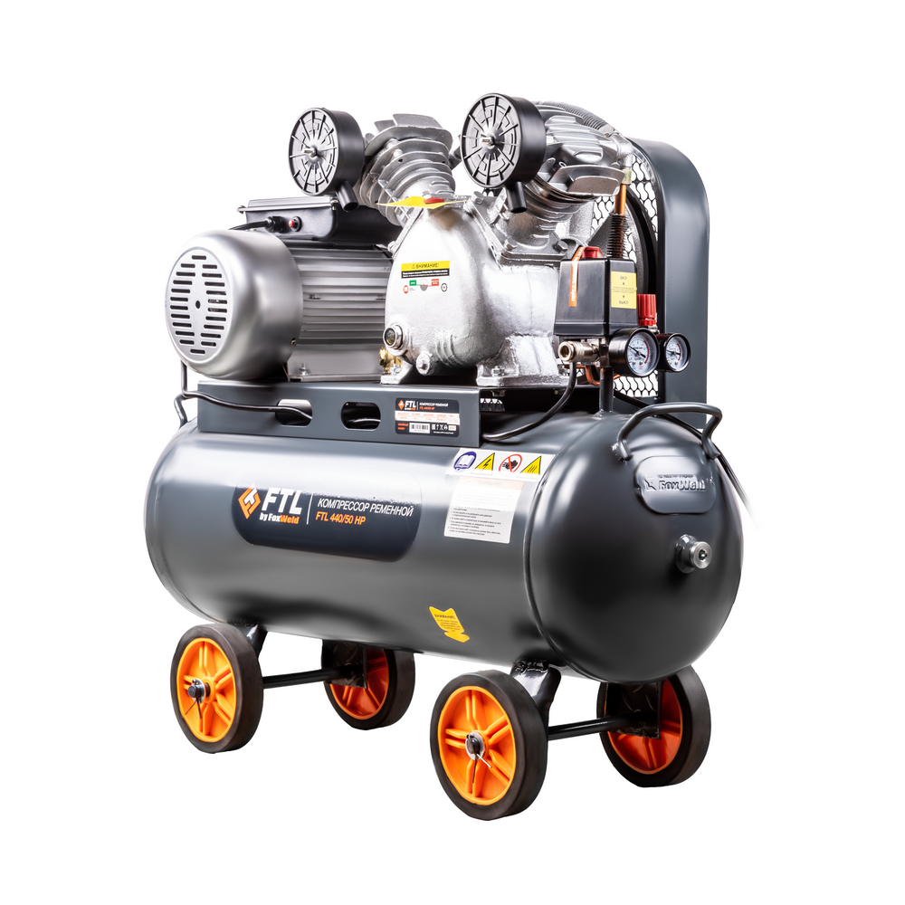 Компрессор ременной 440/50 HP FTL (давл. 10 бар, производ. 440 л/мин, 65,6 кг)