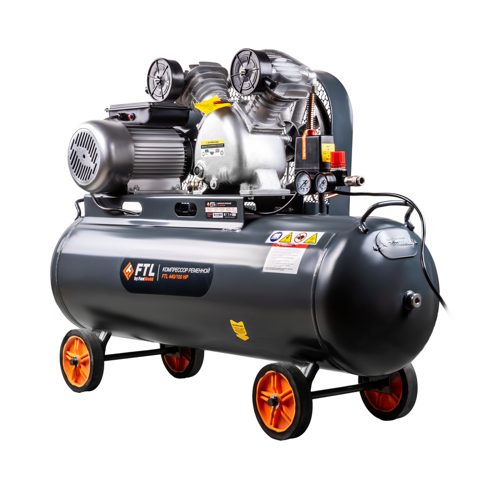 Компрессор ременной 440/100 HP FTL (давл. 10 бар, производ. 440л/мин, 90,2 кг)