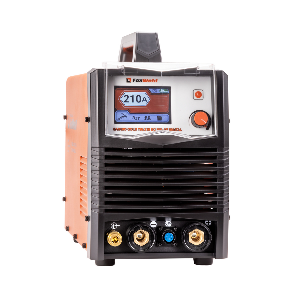 Аппарат аргонодуговой сварки SАGGIO COLD TIG 210 DC PULSE DIGITAL (5-210А, ПВ100%, 8,8кг)