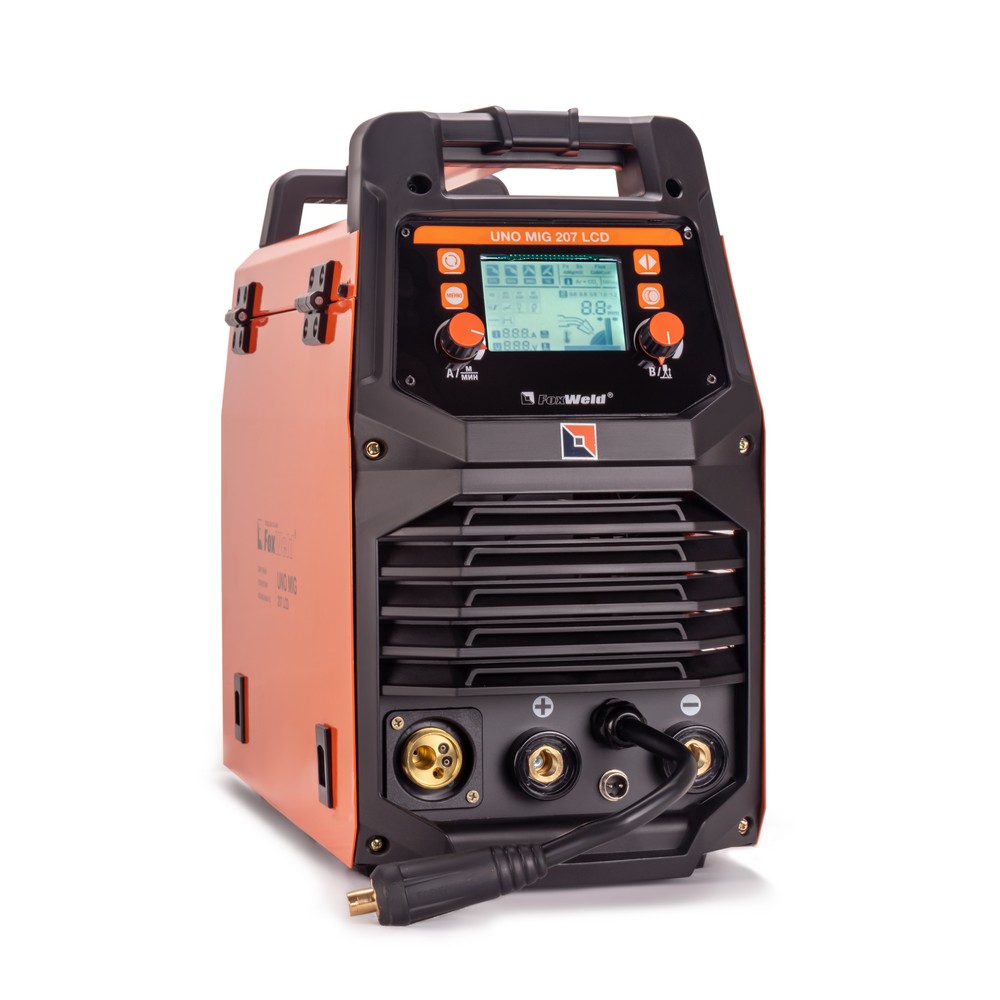 Полуавтомат UNO MIG 207 LCD (40-200А, ПВ60%, 17 кг)