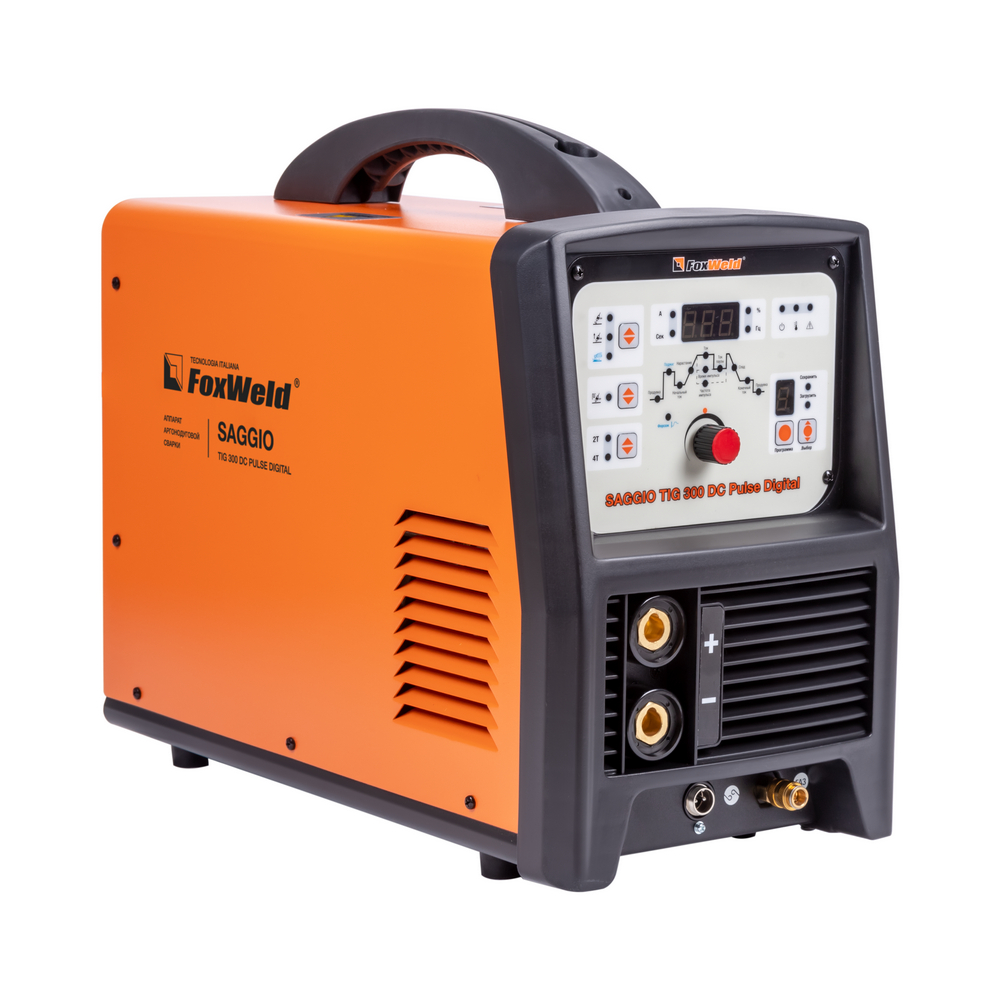 Аппарат аргонодуговой сварки SAGGIO TIG 300 DC Pulse Digital (10-300А, ПВ60%, 25.8 кг)