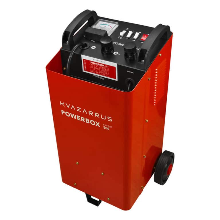 Пуско-зарядное устройство KVAZARRUS PowerBox 500 (аккум. 40-600 В/Ач, пуск. ток 345А)