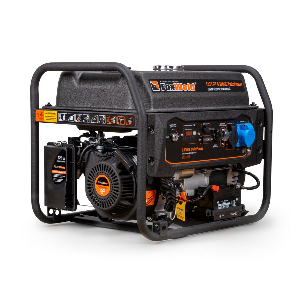 Генератор Expert G3900E TwinPower (3,5/7 кВт)