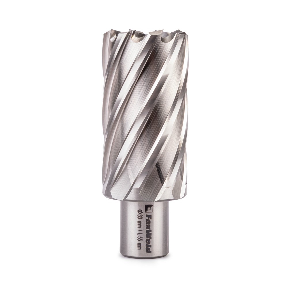 Фреза кольцевая (сверло корончатое) Foxweld FXH 33x55 (уп. 70шт)