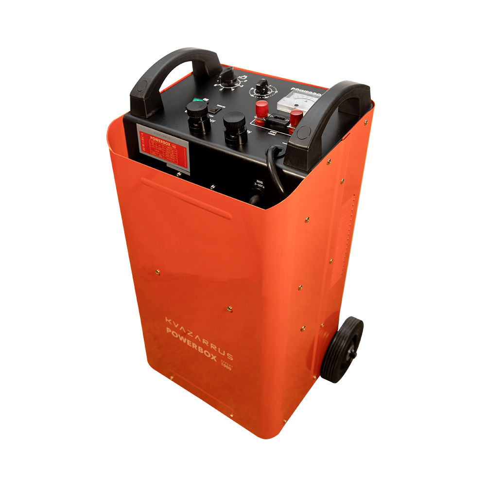 Пуско-зарядное устройство KVAZARRUS PowerBox 1000 (аккум. 20-1200/20-800В/Ач, пуск. ток 1000А)