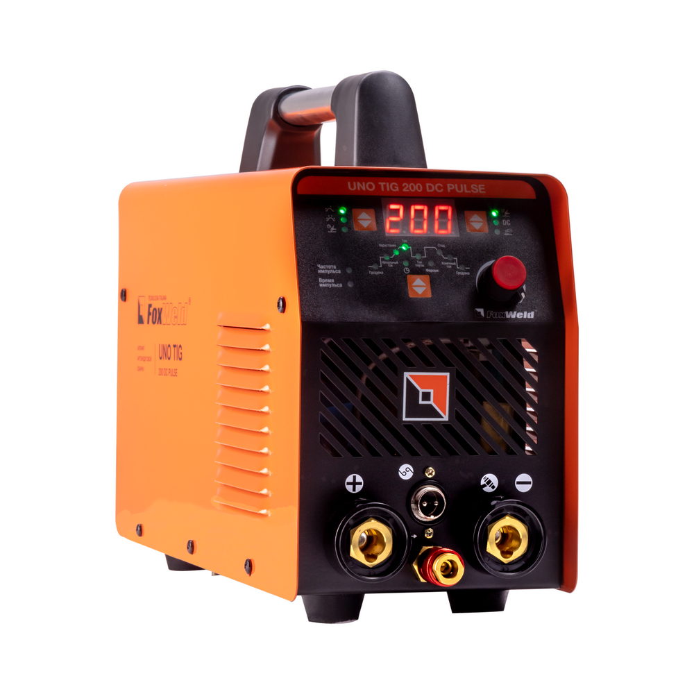 Аппарат аргонодуговой сварки UNO TIG 200 DC PULSE (5-200А, ПВ60%, 10 кг)