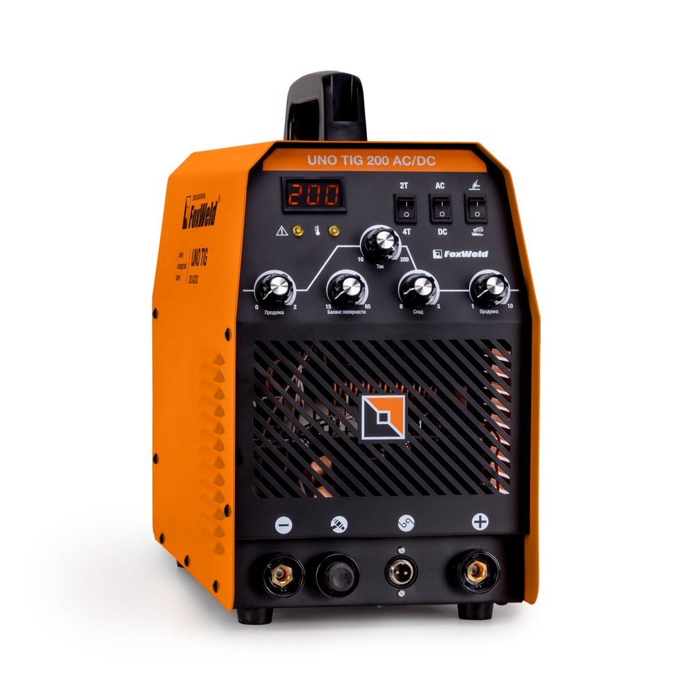 Аппарат аргонодуговой сварки UNO TIG 200 AC/DC (15-200А, ПВ60%, 15.6 кг)